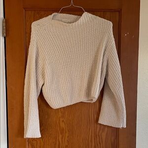 Lush Cream Turtleneck Sweater